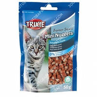 Лакомства для кошек Trixie 42741 Trainer Snack Mini Nuggets с тунцом, курицей и кошачьей мятой