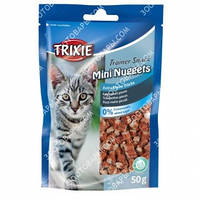 Ласощі для кішок Trixie 42741 Trainer Snack Mini Nuggets з тунцем, куркою і котячою м'ятою
