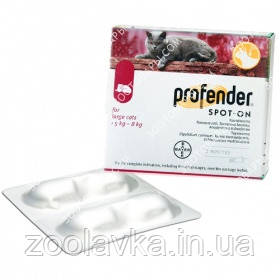 Profender (Профендер) краплі для котів вагою від 5,0 до 8,0 кг кг, 1 шт