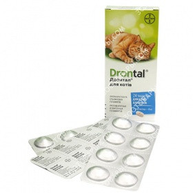Дронтал (Drontal) таблетки для кішок, 1 таблетка