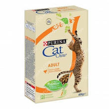 Purina Cat Chow Adult Сухий корм для кішок із куркою 0,400 кг