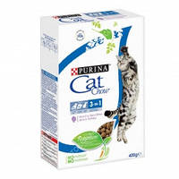 Purina Cat Chow Feline 3 in 1 Сухий корм для дорослих кішок (3 в 1) з індичкою 0,400 кг