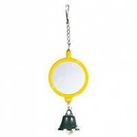 Trixie 5216 Подвесное зеркало для птиц с колокольчиком (7 см)