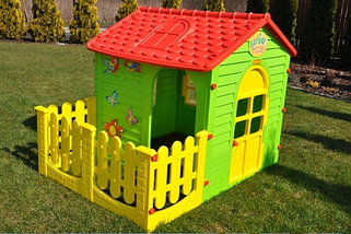 Дитячий будиночок Mochtoys з парканчиком (DM-05), фото 3