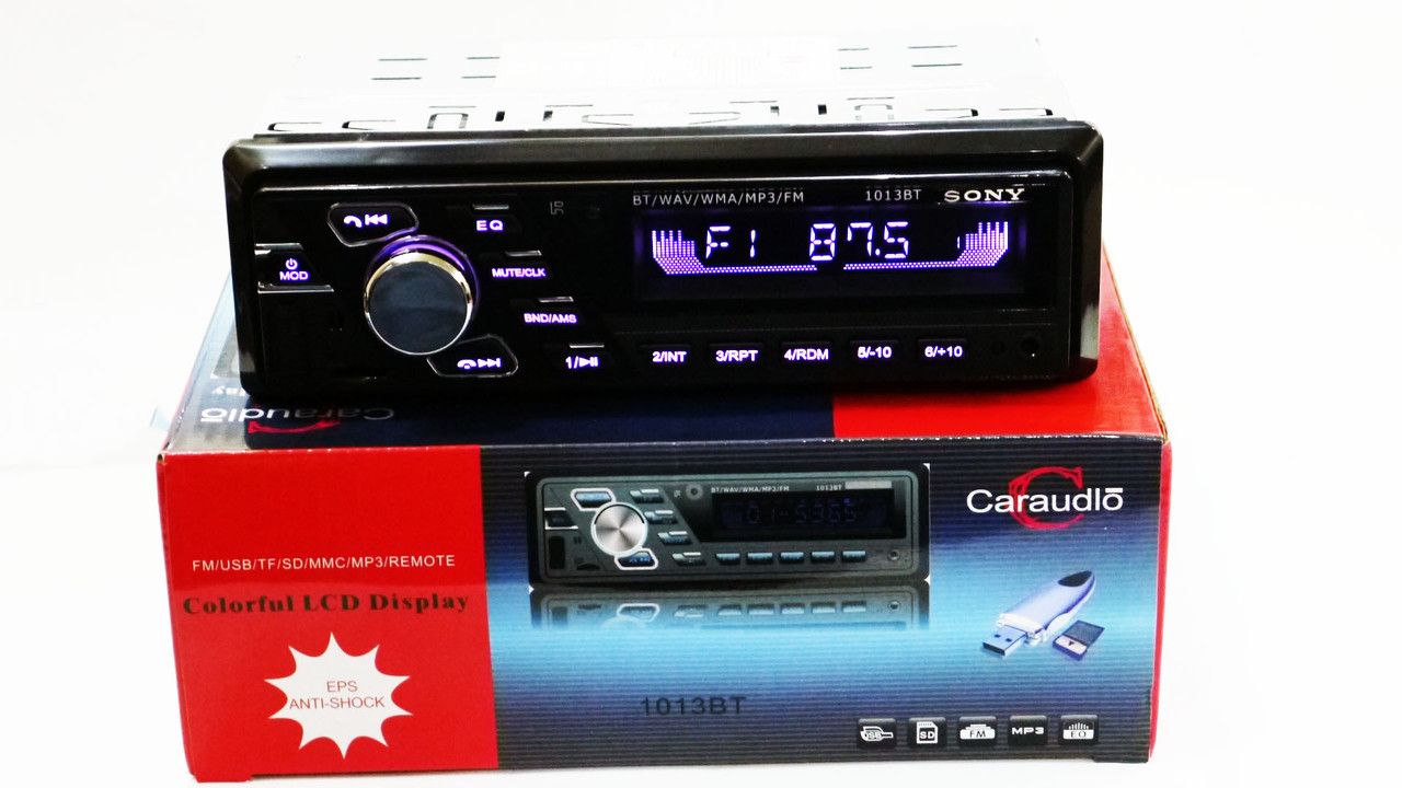 Автомагнітола 1013BT ISO + BLUETOOTH - MP3 Player, FM, USB, SD, AUX