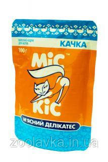 Желе МиС Кіс з качкою 100г, пауч