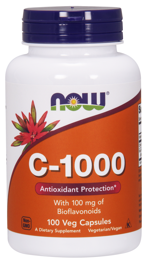 Вітамін С-1000 з биофлаваноидами / NOW - C - 1000 (100 caps)