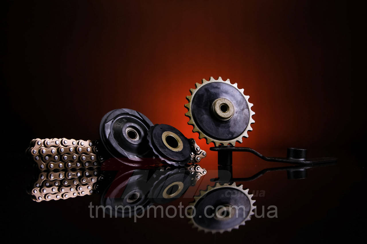 Набір зірочок натягувача ланцюга Розподіл Дельта + ланцюг розпочила Дельта-110