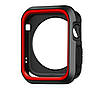 Силіконовий захисний корпус Primo для Apple Watch 38mm - Black / Red, фото 3