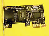 Мережева карта PCI-Express 1x gigabit lan, фото 2