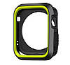 Силіконовий захисний корпус Primo для Apple Watch 38mm - Black / Yellow, фото 3