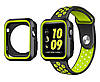 Силіконовий захисний корпус Primo для Apple Watch 38mm - Black / Yellow, фото 2
