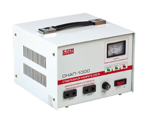 Стабілізатор напруги СНАП-1000, однофазний, переносний, фото 1