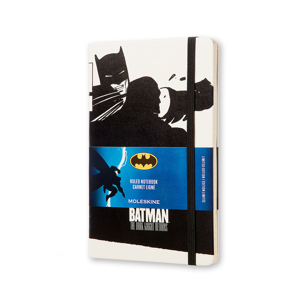 Блокнот Moleskine Limited Batman середній 240 сторінок Білий в лінію 13х21 см (8052204400935)