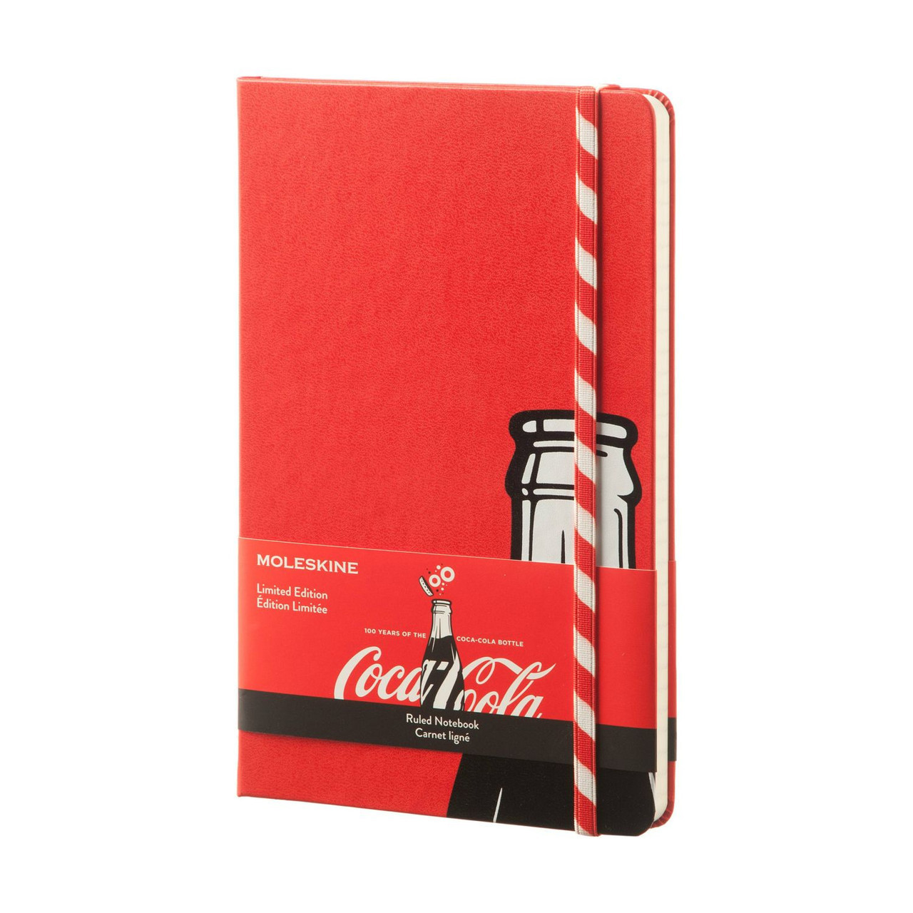 Блокнот Moleskine Limited Coca-Cola Straw середній 240 сторінок Червоний в лінію 13х21 см