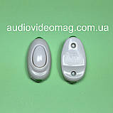 Вимикач ABS для бра клавішний, колір білий, фото 3