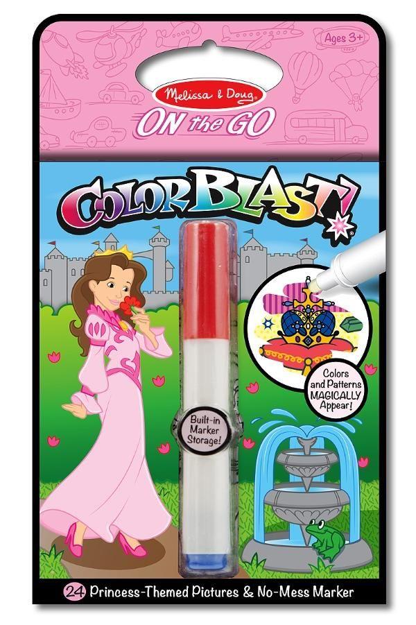 Чарівна розмальовка "Принцеси" для дівчаток від 3 років / Colorblast Book ТМ Melіssa & Doug MD5356