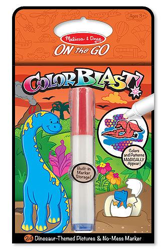 Чарівна розмальовка "Динозаври" для дітей від 3 років / Dinosaur Colorblast Book ТМ Melіssa & Doug MD5357