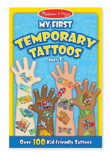 Мої перші тимчасові татуювання, 100 шт., блакитні / My First Temporary Tattoos - Blue ТМ Melіssa & Doug MD2947
