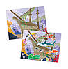 Набір багаторазових наклейок "Під водою" / Reusable Sticker Pad - Under the Sea 5 карт+245 стік ТМ Melіssa & Doug MD30500, фото 4