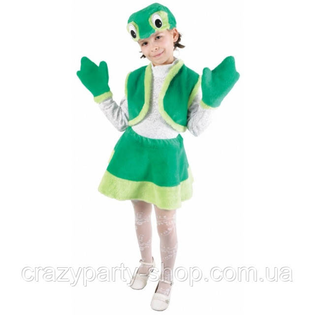 Дитячий карнавальний костюм Лягшка Жабка для дівчинки 104-116 см б/у
