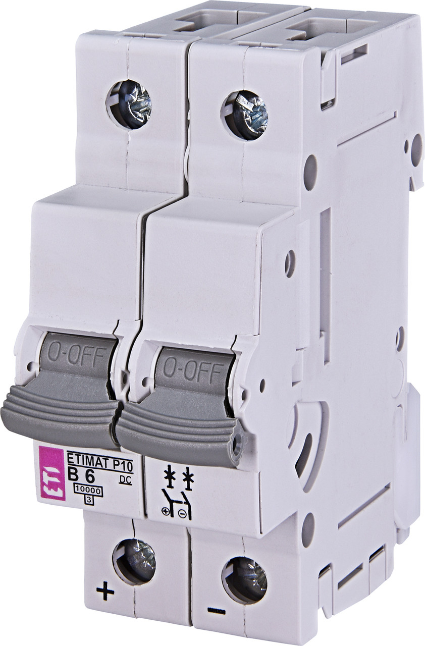 Авт. вимикач ETIMAT P10 DC 2p B 25A (10 kA)