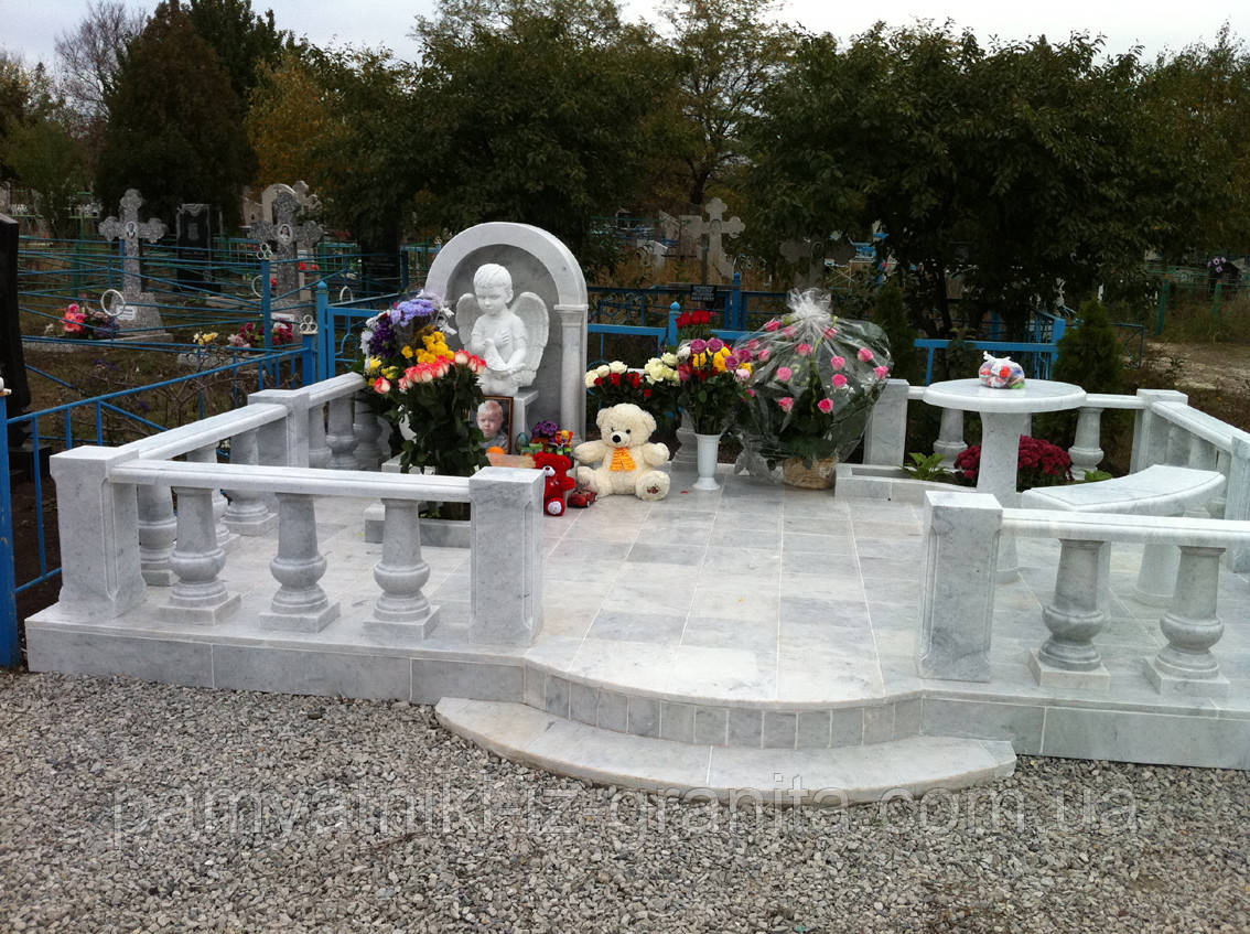 Скульптура ангелика з мармуру № 456, фото 1