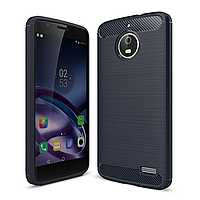 Чохол силіконовий TPU на Moto E4 Dark Blue