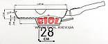 Сковорода-гриль 28х28см з антипригарним темно-коричневим покриттям і знімною ручкою "Гранит Браун" БІОЛ 28143P, фото 7