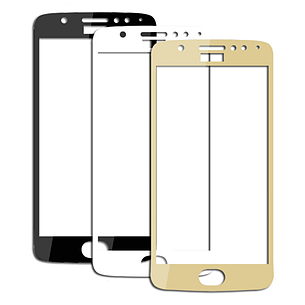Захисне скло Full Cover для Moto E4 Gold, фото 1