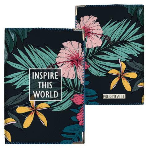 Обкладинка на паспорт Inspire this world (тканина), фото 1