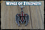 Прикраса на шию - "Wings of Strenght" + подарункова упаковка, фото 5