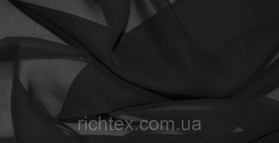 Шифон однотонный Черный - фото 1 - id-p621213195