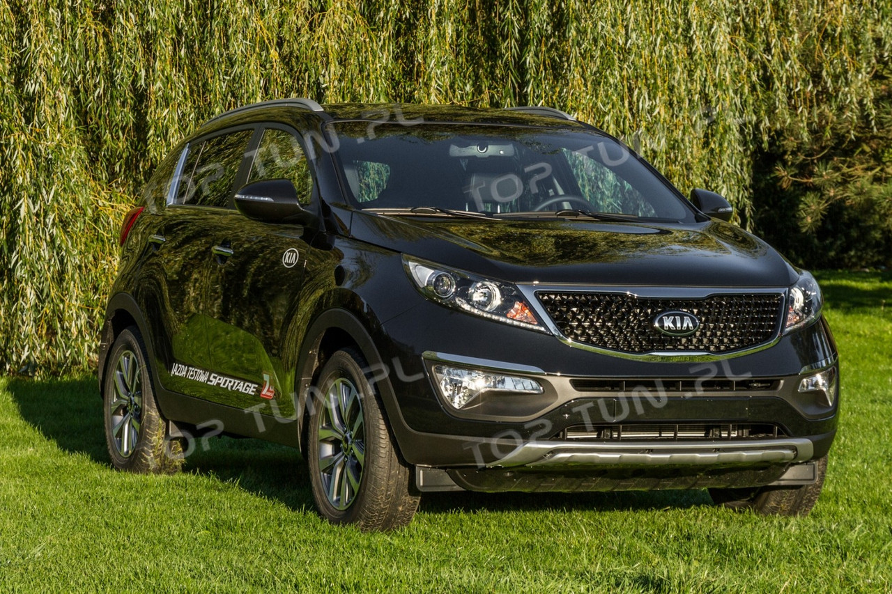 Накладки на передній і задній бампер тюнінг Kia Sportage R, фото 1
