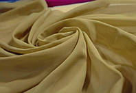 Шифон однотонный Бежевый с желтизной