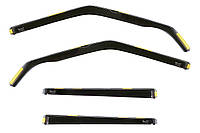 Вставні дефлектори вікон (вітровики) Skoda Fabia II 2007 - 5D HB (Шкода Фабія 2) 28322