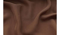 Шифон однотонный Кофейный
