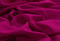 Шифон однотонный Темная Малина