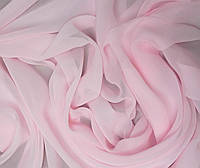 Шифон однотонный Бледно Розовый