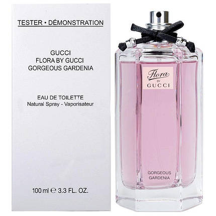 Gucci Flora by Gucci Gorgeous Gardenia туалетна вода 100 ml. (Тестер Гуччі Флора Бай Гуччі Горгеоус Гарденія), фото 2