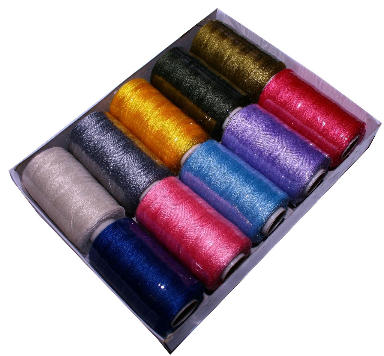 Нитки швейні "Filtex" 40S/2 (No1) асорті