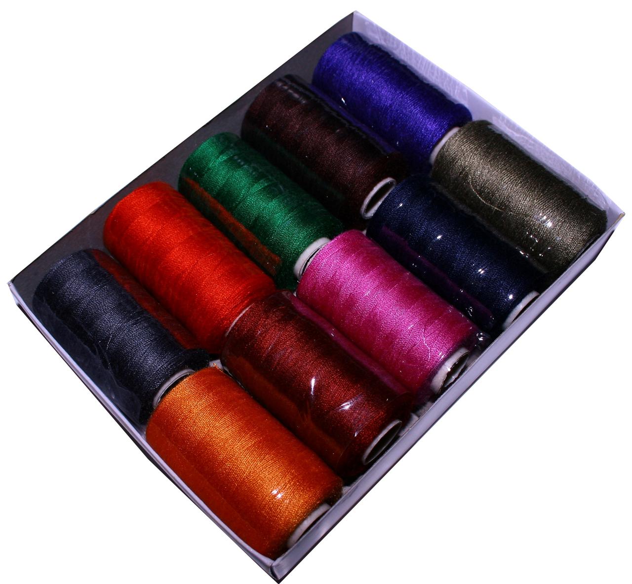 Нитки швейні "Filtex" 40S/2 (No2) асорті