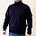 Чоловічий светр з високим горлом, шерсть 48-54р. темно-синій, Туреччина, фото 2