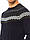 Чорний чоловічий светр LC Waikiki / ЛЗ Вайкікі в геометричний малюнок, фото 5