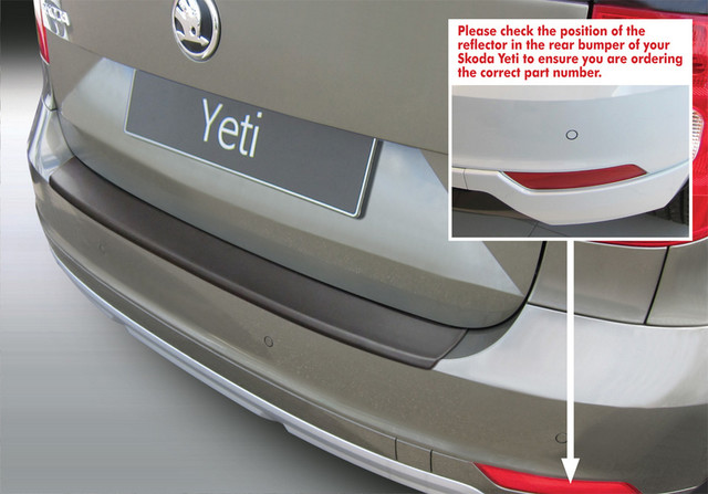 RBP725 rear bumper protector Skoda Yeti City 2013>