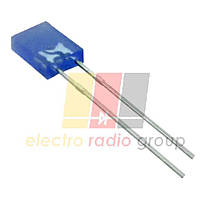 Світлодіод прямокутний 2х5х7мм синій дифузний