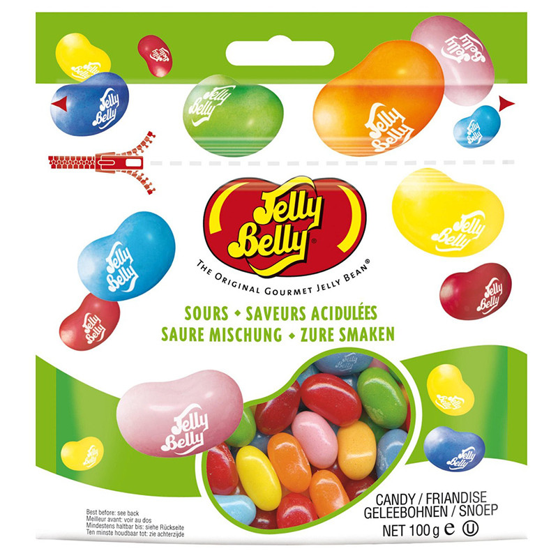 Цукерки Jelly Belly «Кислі Фрукти» (100 г), фото 1