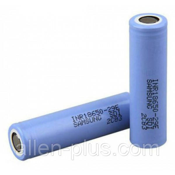 Акумулятор Samsung INR18650-29E 2900 mAh (ток 8 А) (Оригінал)