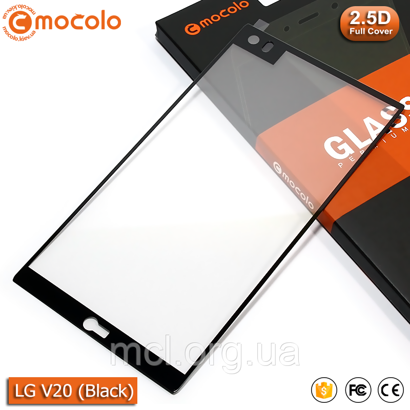 Захисне скло Mocolo LG V20 Full cover (Black)
