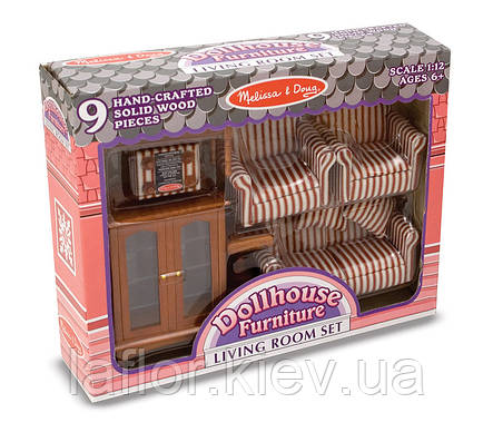 Меблі для будиночка Вітальня кімната ТМ Melissa&Doug, фото 2